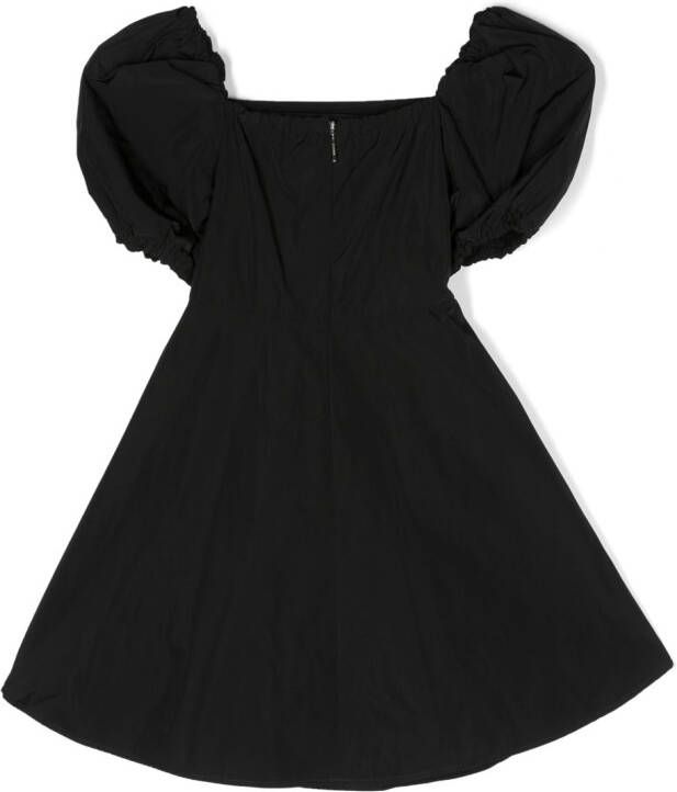 MSGM Kids Jurk met lint Zwart