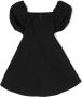 MSGM Kids Jurk met lint Zwart - Thumbnail 2