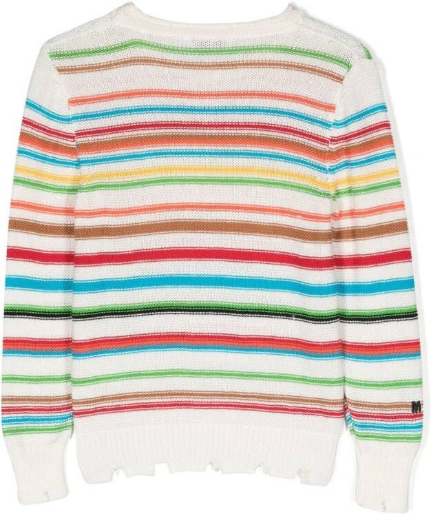 MSGM Kids Katoenen sweater Wit