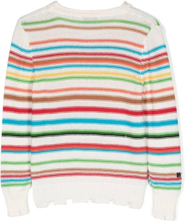MSGM Kids Sweater van katoen Wit