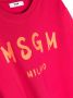 MSGM Kids Sweater met logoprint Roze - Thumbnail 3
