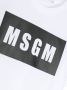 MSGM Kids T-shirt met logoprint Wit - Thumbnail 3