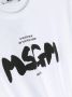 MSGM Kids T-shirt met logoprint Wit - Thumbnail 3
