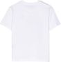MSGM Kids T-shirt met logoprint Wit - Thumbnail 1