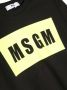 MSGM Kids T-shirt met logoprint Zwart - Thumbnail 3