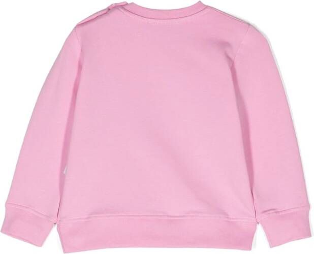 MSGM Kids Sweater met logoprint Roze