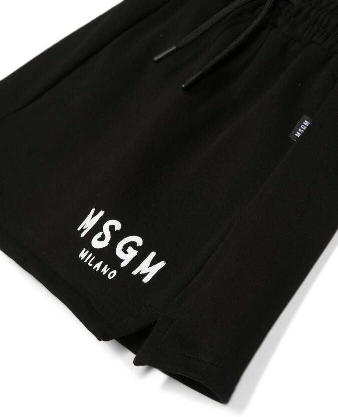 MSGM Kids Rok met logoprint Zwart