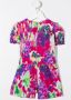 MSGM Kids Playsuit met abstracte print Roze - Thumbnail 2