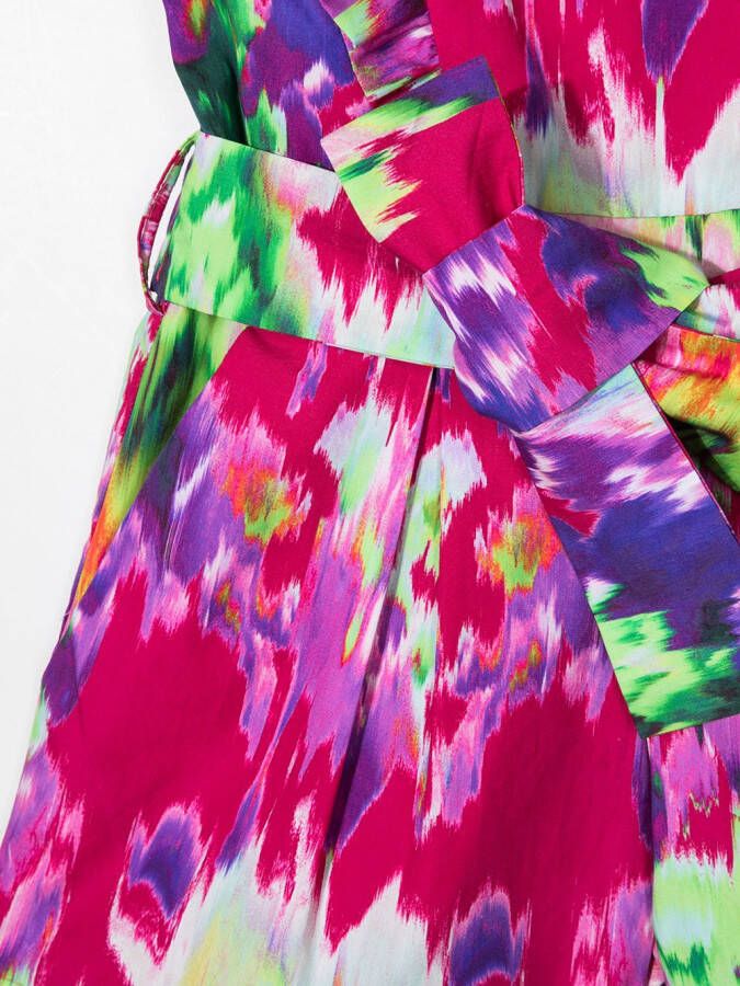 MSGM Kids Playsuit met abstracte print Roze