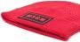 MSGM Kids Ribgebreide muts Rood - Thumbnail 2