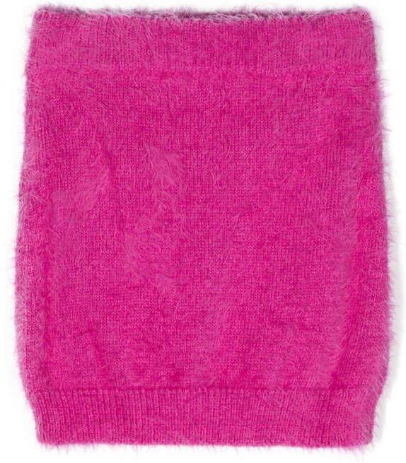 MSGM Kids Rok met logoprint Roze