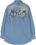 MSGM Kids Shirt met logoprint Blauw - Thumbnail 2