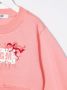 MSGM Kids Sweater met logo Roze - Thumbnail 3