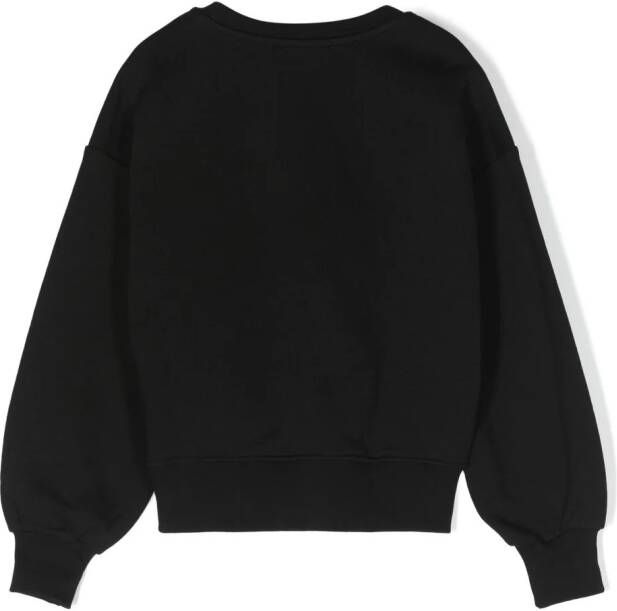 MSGM Kids Sweater met logo Zwart