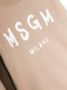 MSGM Kids Sweater met logoprint Beige - Thumbnail 3