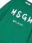 MSGM Kids Sweater met logoprint Groen - Thumbnail 3