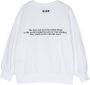 MSGM Kids Sweater met logoprint Wit - Thumbnail 2