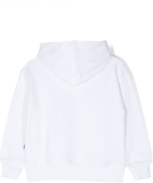 MSGM Kids Sweater met logoprint Wit