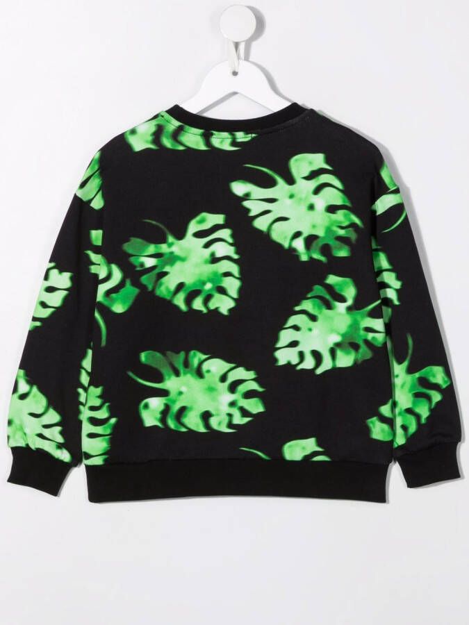 MSGM Kids Sweater met print Groen