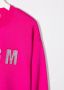 MSGM Kids Sweaterjurk met logoprint Roze - Thumbnail 3