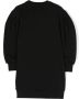 MSGM Kids Sweaterjurk verfraaid met logo Zwart - Thumbnail 2
