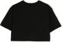 MSGM Kids T-shirt met bloe print Zwart - Thumbnail 2