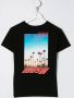 MSGM Kids T-shirt met logopatch Zwart - Thumbnail 1