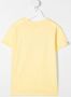 MSGM Kids T-shirt met logoprint Geel - Thumbnail 2