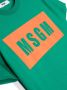 MSGM Kids T-shirt met logoprint Groen - Thumbnail 3