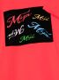 MSGM Kids T-shirt met logoprint Rood - Thumbnail 3
