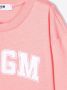 MSGM Kids T-shirt met logoprint Roze - Thumbnail 3