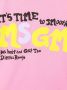 MSGM Kids T-shirt met logoprint Roze - Thumbnail 3