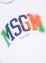 MSGM Kids T-shirt met logoprint Wit - Thumbnail 3