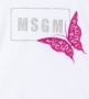 MSGM Kids T-shirt met logoprint Wit - Thumbnail 2
