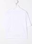 MSGM Kids T-shirt met pailletten logo Wit - Thumbnail 2