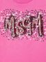 MSGM Kids T-shirt met pailletten Roze - Thumbnail 3