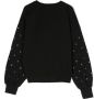 MSGM Kids T-shirt verfraaid met kristallen Zwart - Thumbnail 2