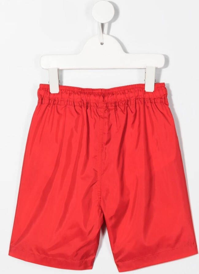 MSGM Kids Trainingsshorts met logoprint Rood