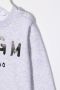 MSGM Kids Trui met logoprint Grijs - Thumbnail 3