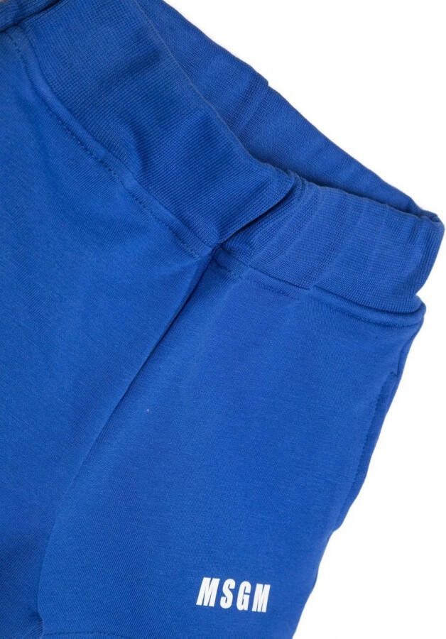 MSGM Kids Hemd en shorts set Blauw