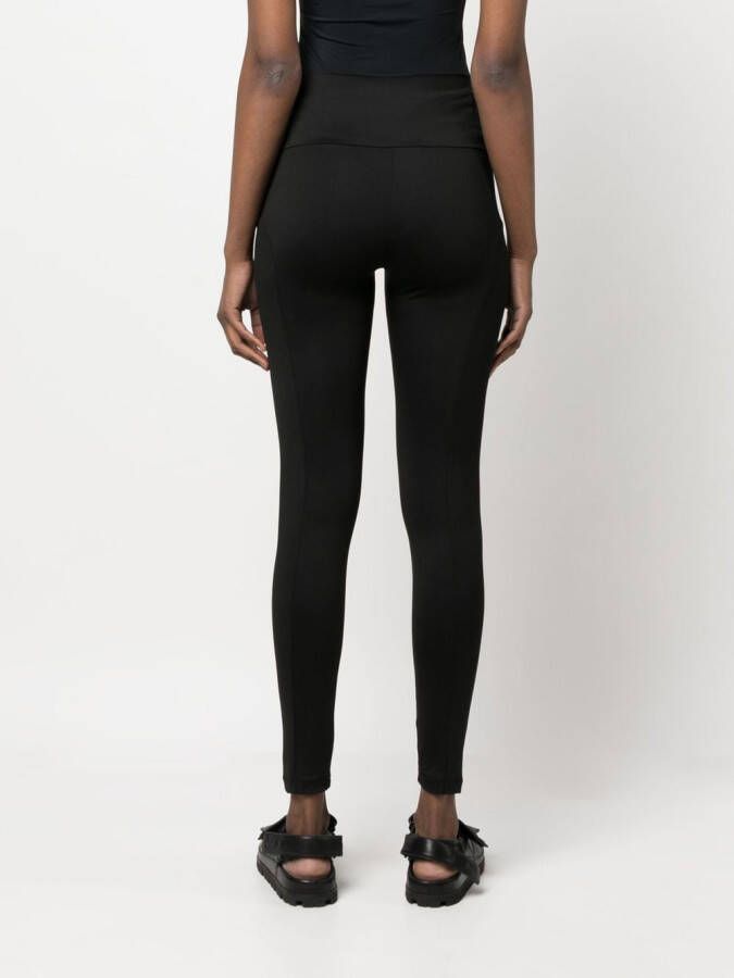 MSGM Legging met logoprint Zwart