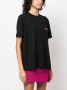 MSGM T-shirt met geborduurd logo Zwart - Thumbnail 3