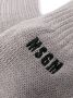 MSGM Handschoenen met geborduurd logo Grijs - Thumbnail 2