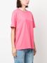 MSGM T-shirt met geborduurd logo Roze - Thumbnail 3