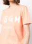 MSGM T-shirt met logoprint Oranje - Thumbnail 5