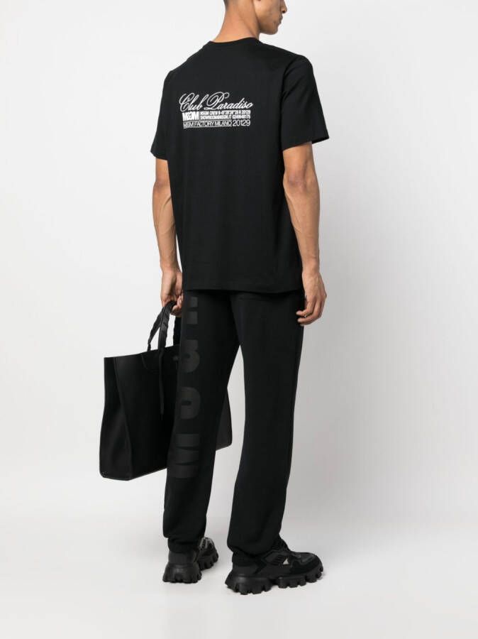 MSGM T-shirt met logoprint Zwart