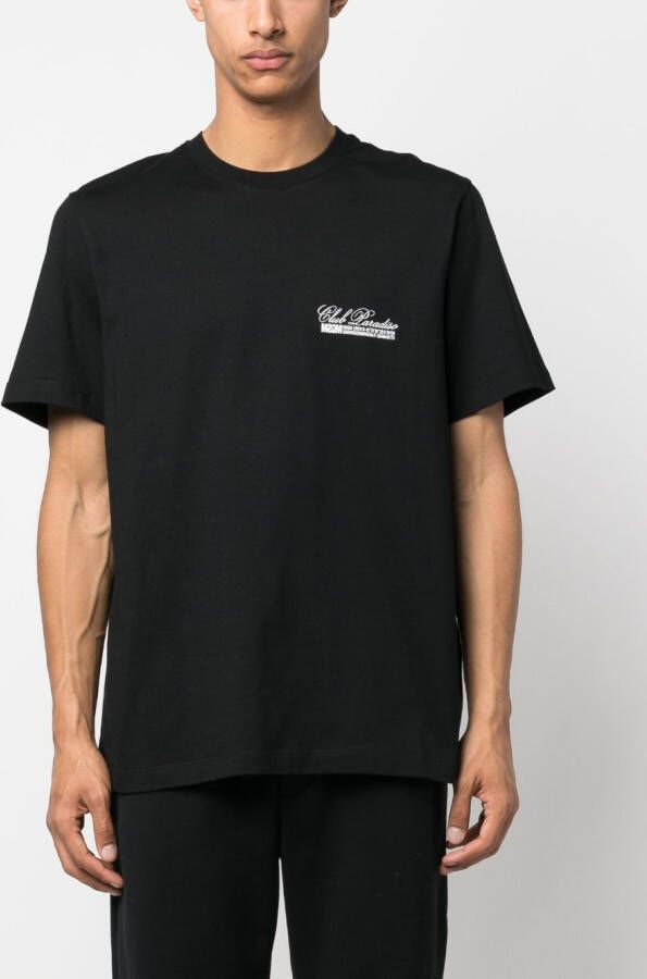 MSGM T-shirt met logoprint Zwart