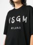 MSGM T-shirtjurk met logoprint Zwart - Thumbnail 5