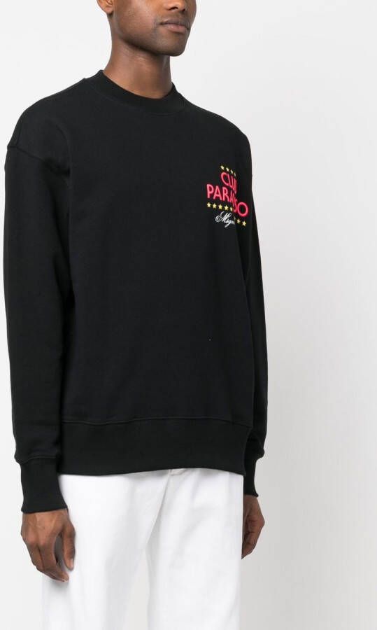 MSGM Sweater met logoprint Zwart