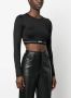 MSGM Cropped top Zwart - Thumbnail 3